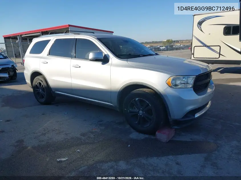 DODGE DURANGO 2011, VIN 1D4RE4GG9BC712496