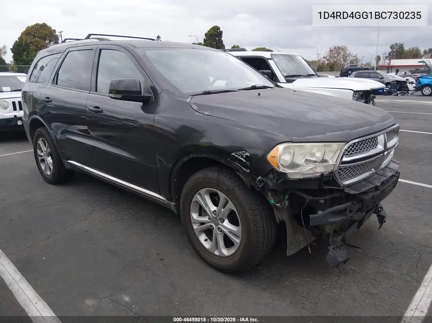 DODGE DURANGO 2011, VIN 1D4RD4GG1BC730235