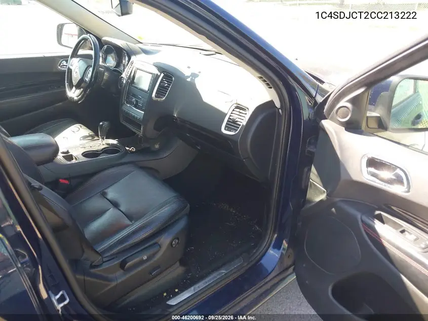 2012 DODGE DURANGO VIN 1C4SDJCT2CC213222 — фото 5