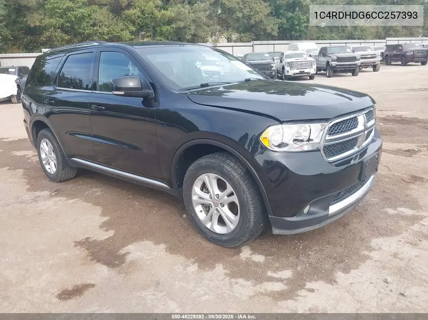 DODGE DURANGO 2012, VIN 1C4RDHDG6CC257393