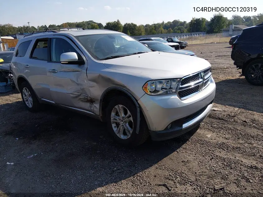 DODGE DURANGO 2012, VIN 1C4RDHDG0CC120319