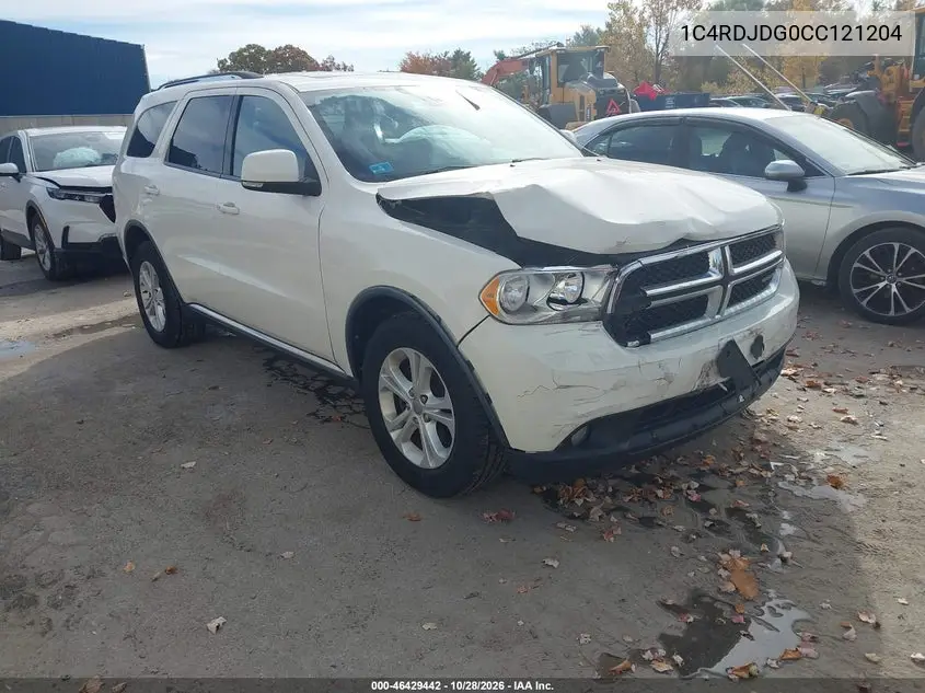 DODGE DURANGO 2012, VIN 1C4RDJDG0CC121204