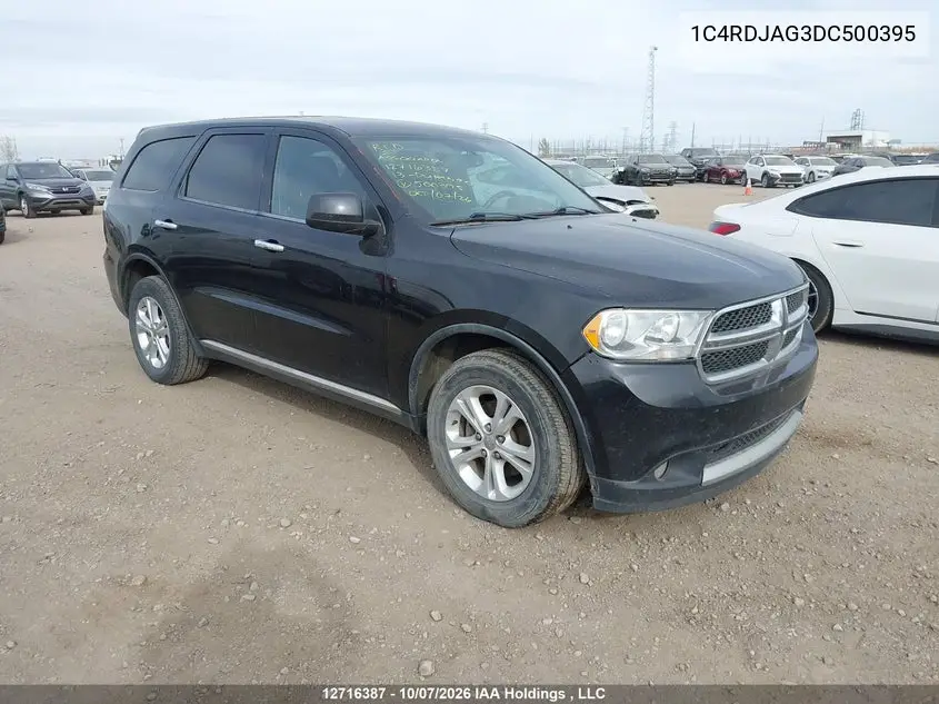 DODGE DURANGO 2013, VIN 1C4RDJAG3DC500395