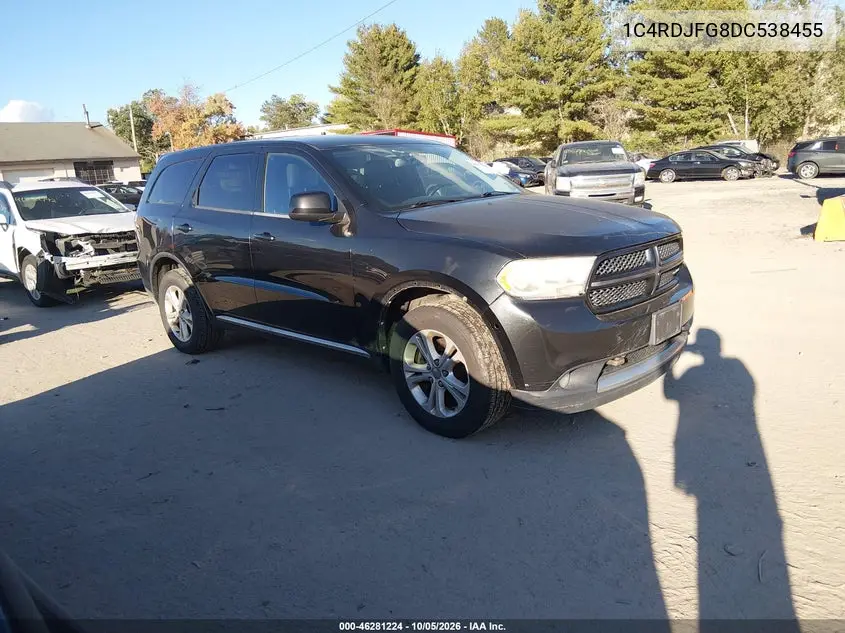 DODGE DURANGO 2013, VIN 1C4RDJFG8DC538455