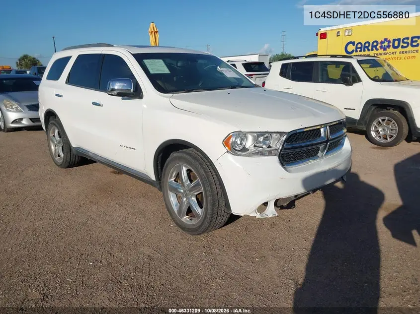 DODGE DURANGO 2013, VIN 1C4SDHET2DC556880