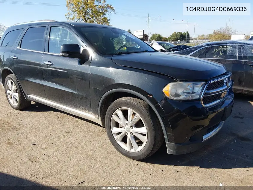 DODGE DURANGO 2013, VIN 1C4RDJDG4DC669336