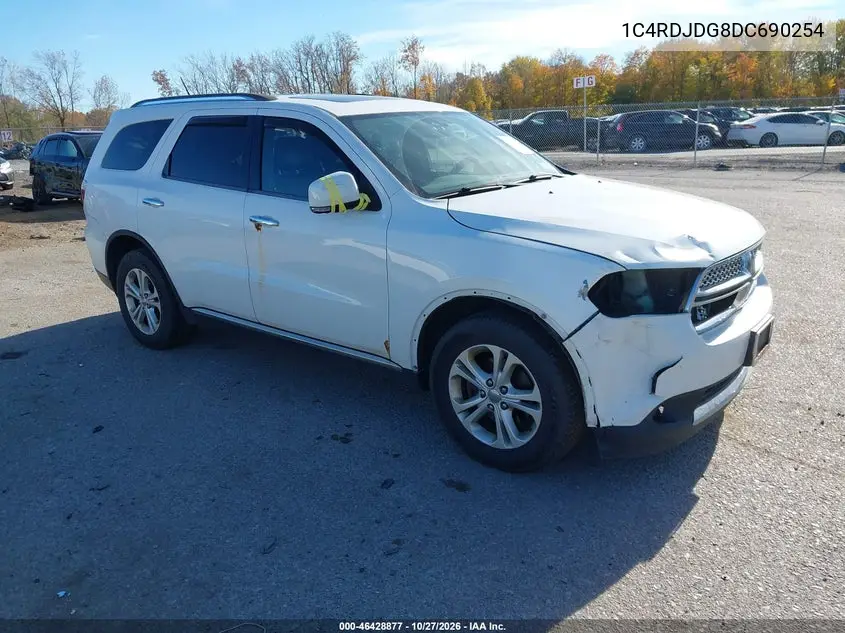 DODGE DURANGO 2013, VIN 1C4RDJDG8DC690254