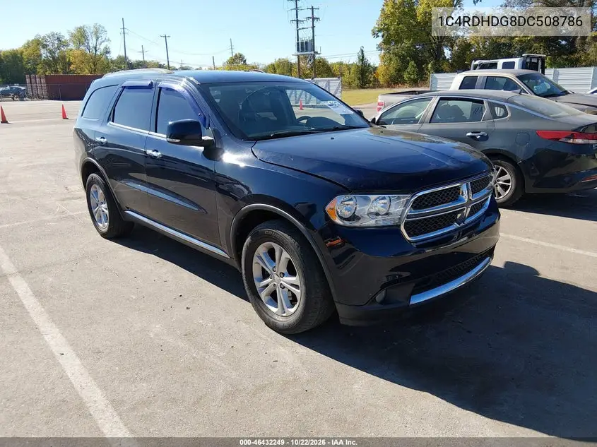 DODGE DURANGO 2013, VIN 1C4RDHDG8DC508786
