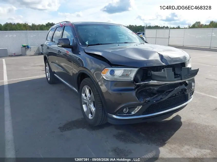 DODGE DURANGO 2014, VIN 1C4RDJDG6EC468328