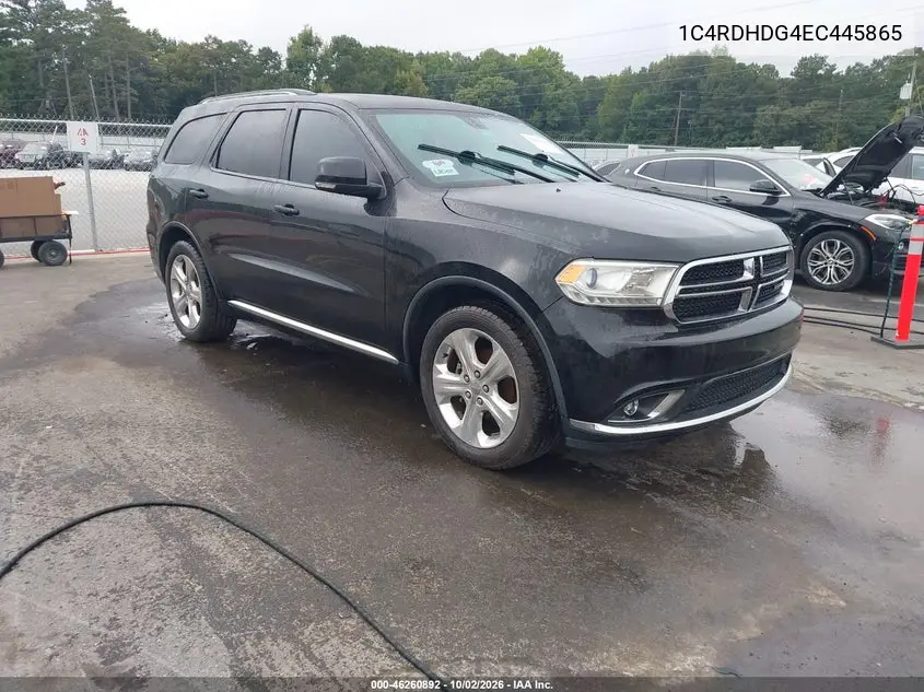 DODGE DURANGO 2014, VIN 1C4RDHDG4EC445865