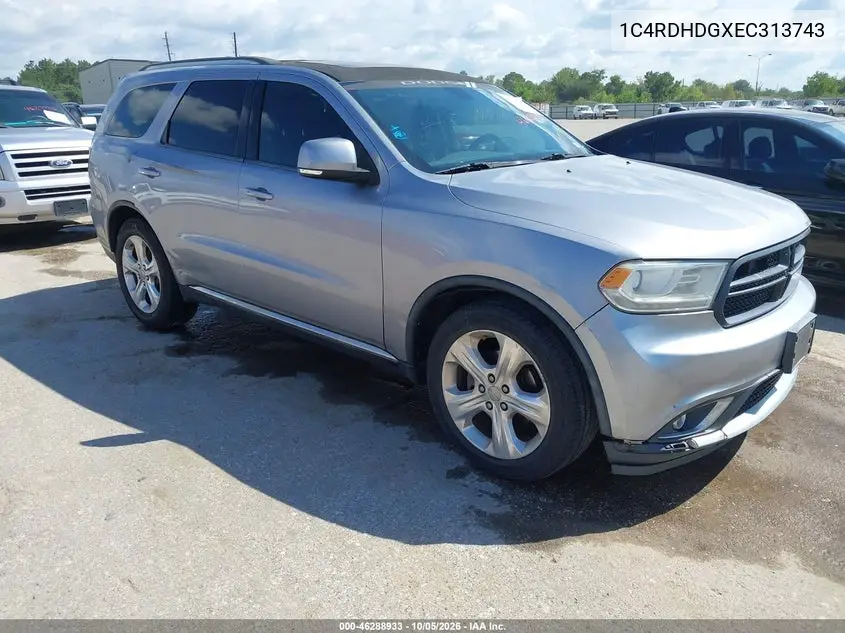 DODGE DURANGO 2014, VIN 1C4RDHDGXEC313743