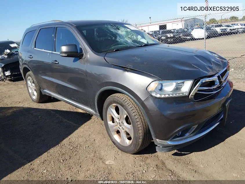 DODGE DURANGO 2014, VIN 1C4RDJDGXEC532905