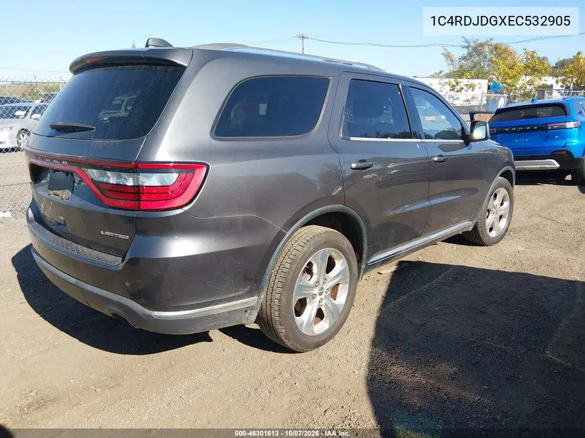 2014 DODGE DURANGO VIN 1C4RDJDGXEC532905 — фото 4