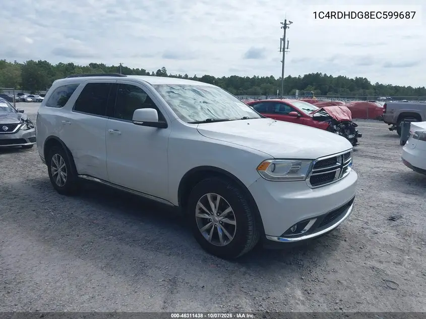 DODGE DURANGO 2014, VIN 1C4RDHDG8EC599687