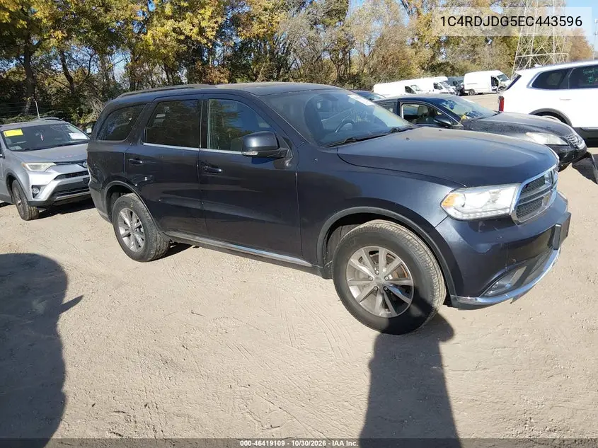DODGE DURANGO 2014, VIN 1C4RDJDG5EC443596