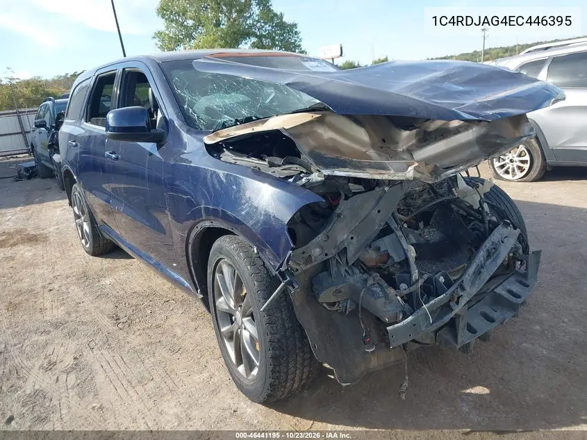 DODGE DURANGO 2014, VIN 1C4RDJAG4EC446395