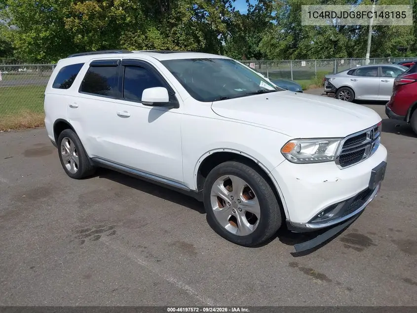 DODGE DURANGO 2015, VIN 1C4RDJDG8FC148185