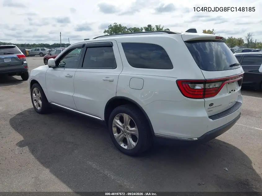 2015 DODGE DURANGO VIN 1C4RDJDG8FC148185 — фото 3
