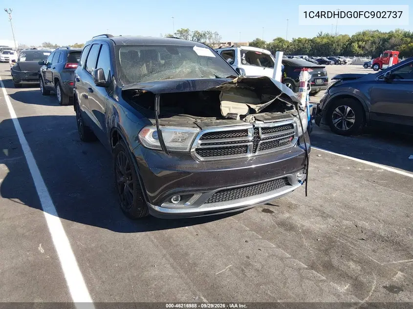 DODGE DURANGO 2015, VIN 1C4RDHDG0FC902737