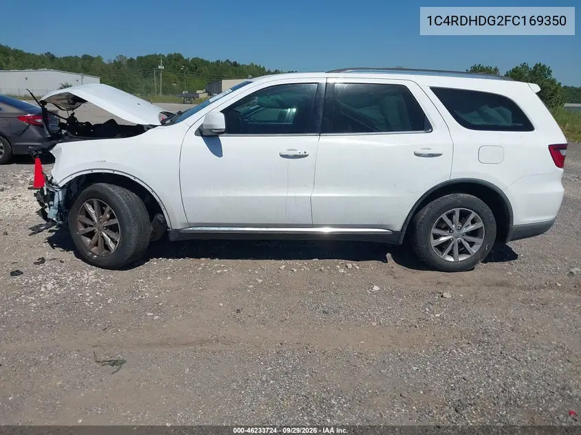 2015 DODGE DURANGO VIN 1C4RDHDG2FC169350 — фото 15