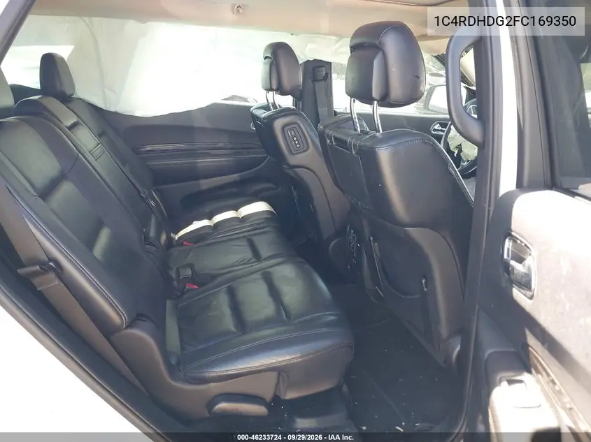 2015 DODGE DURANGO VIN 1C4RDHDG2FC169350 — фото 8