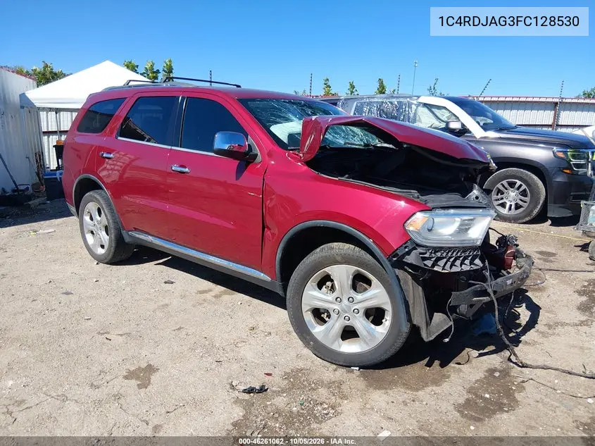 DODGE DURANGO 2015, VIN 1C4RDJAG3FC128530