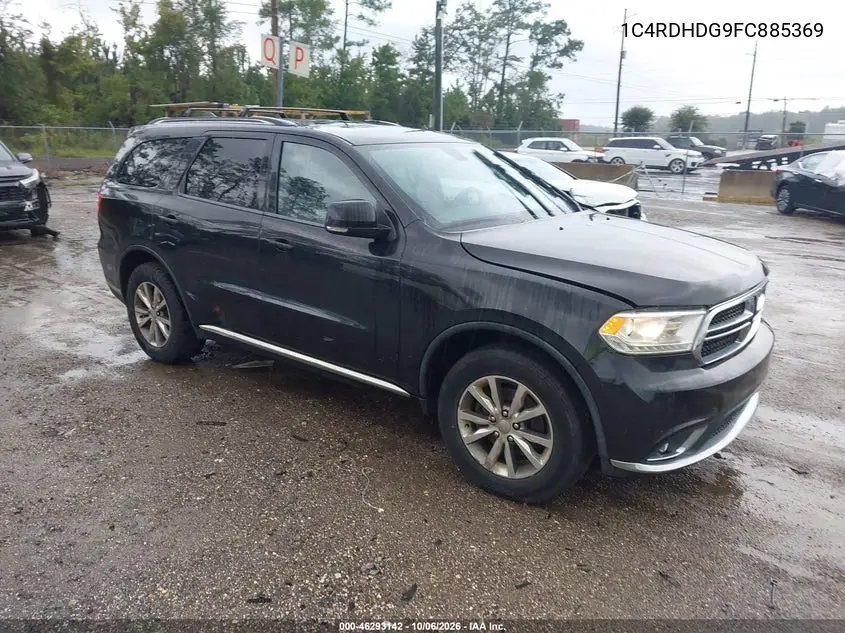 DODGE DURANGO 2015, VIN 1C4RDHDG9FC885369