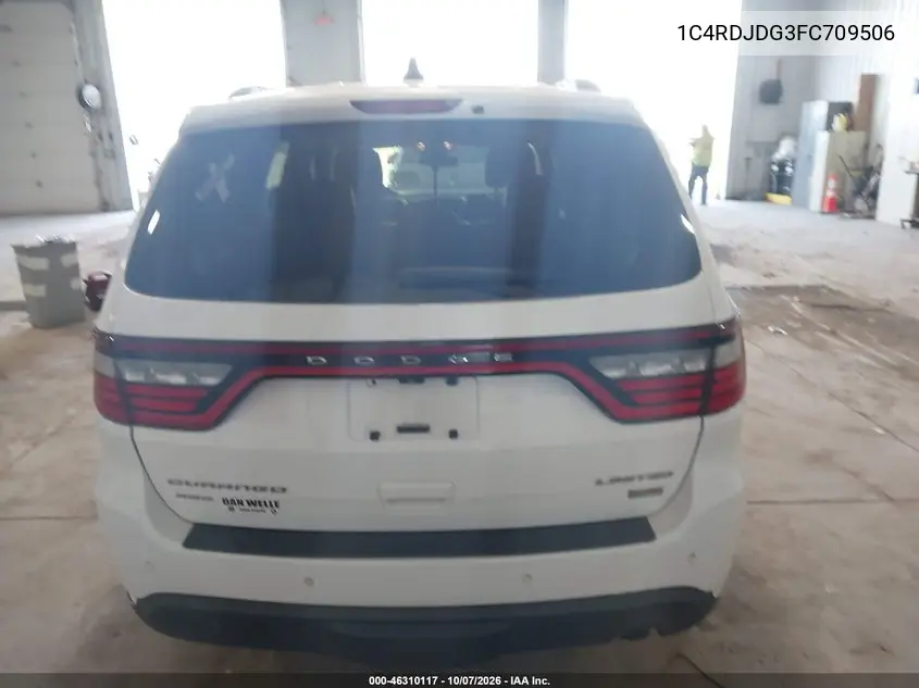 2015 DODGE DURANGO VIN 1C4RDJDG3FC709506 — фото 16