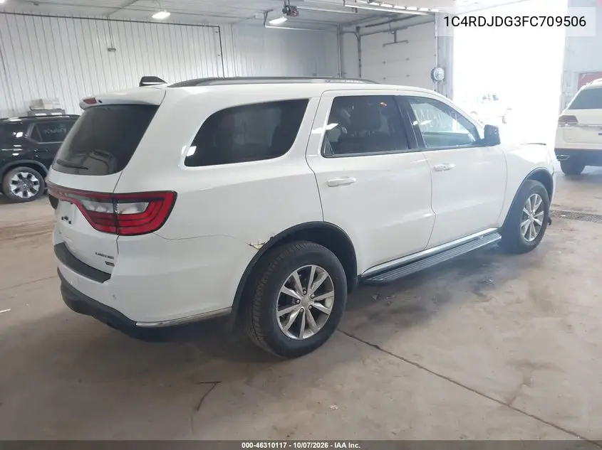 2015 DODGE DURANGO VIN 1C4RDJDG3FC709506 — фото 4