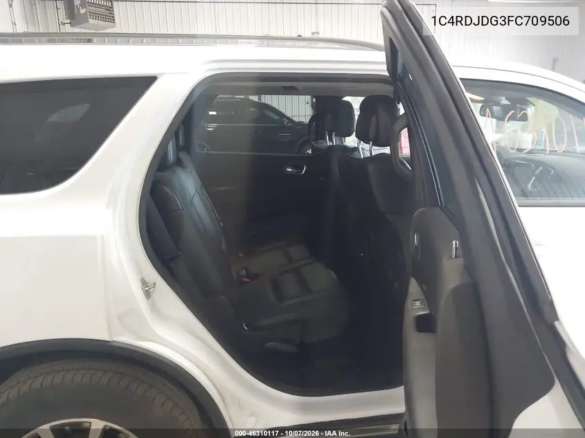 2015 DODGE DURANGO VIN 1C4RDJDG3FC709506 — фото 8