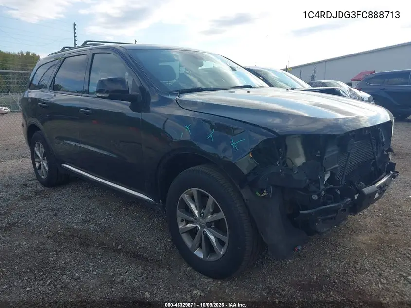 DODGE DURANGO 2015, VIN 1C4RDJDG3FC888713
