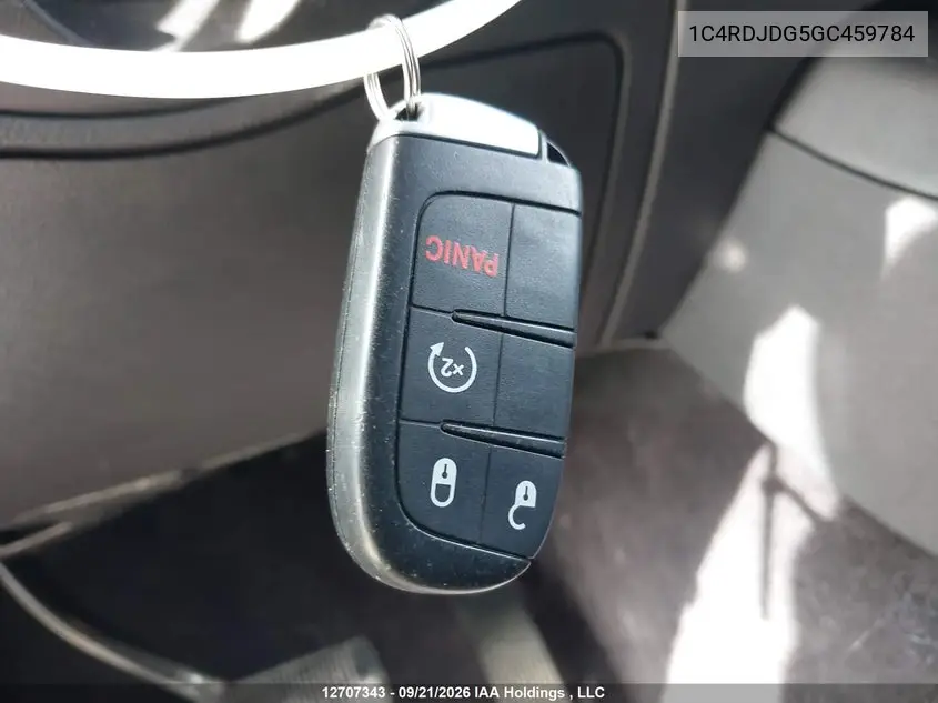 2016 DODGE DURANGO VIN 1C4RDJDG5GC459784 — фото 11