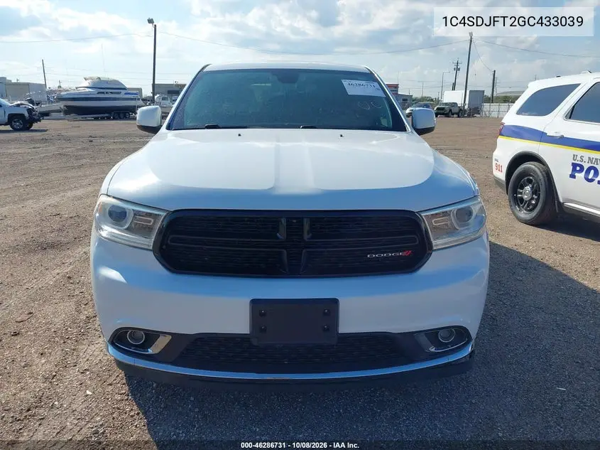 2016 DODGE DURANGO VIN 1C4SDJFT2GC433039 — фото 14