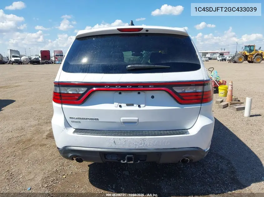 2016 DODGE DURANGO VIN 1C4SDJFT2GC433039 — фото 18