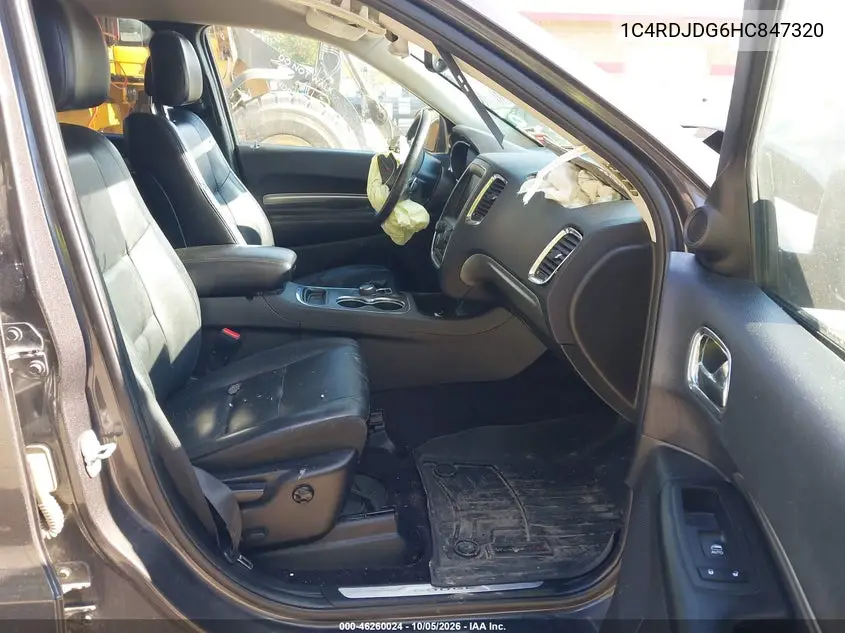 2017 DODGE DURANGO VIN 1C4RDJDG6HC847320 — фото 5