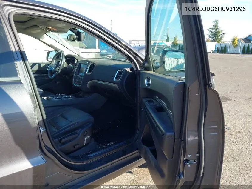 2017 DODGE DURANGO VIN 1C4RDJDG6HC931296 — фото 5