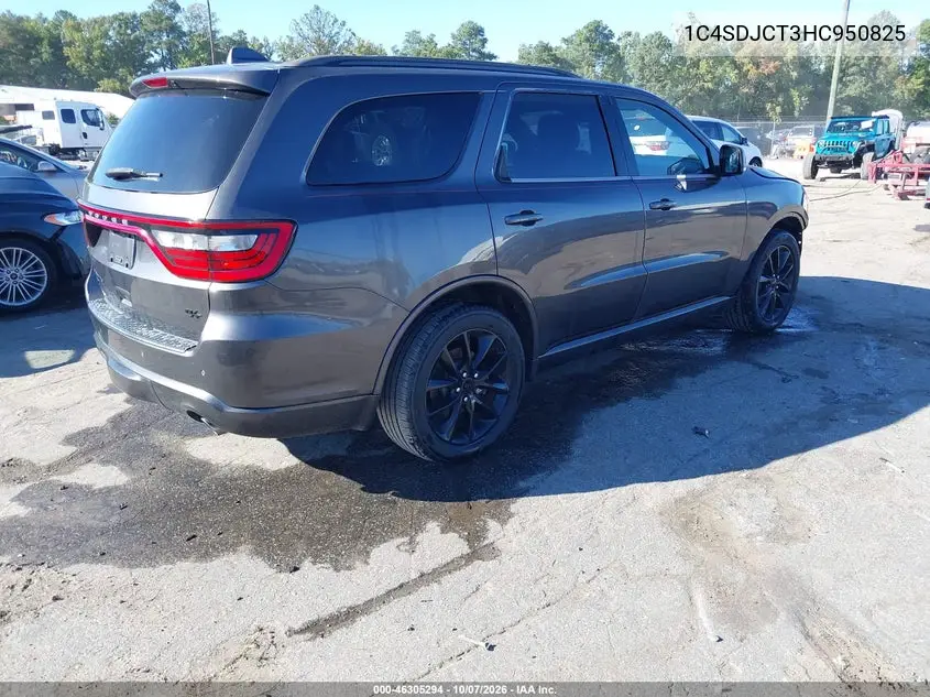 2017 DODGE DURANGO VIN 1C4SDJCT3HC950825 — фото 4
