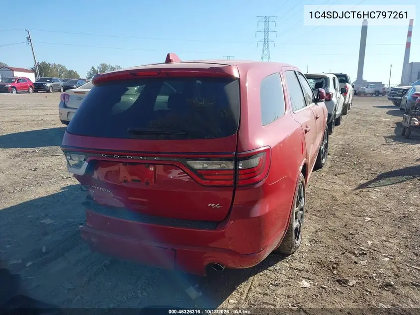 2017 DODGE DURANGO VIN 1C4SDJCT6HC797261 — фото 4