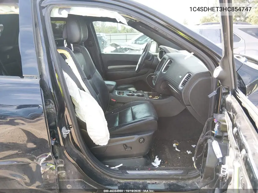 2017 DODGE DURANGO VIN 1C4SDHET3HC854747 — фото 5