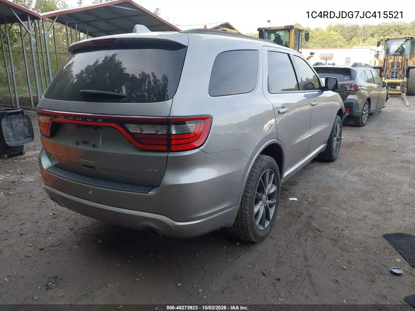 2018 DODGE DURANGO VIN 1C4RDJDG7JC415521 — фото 4