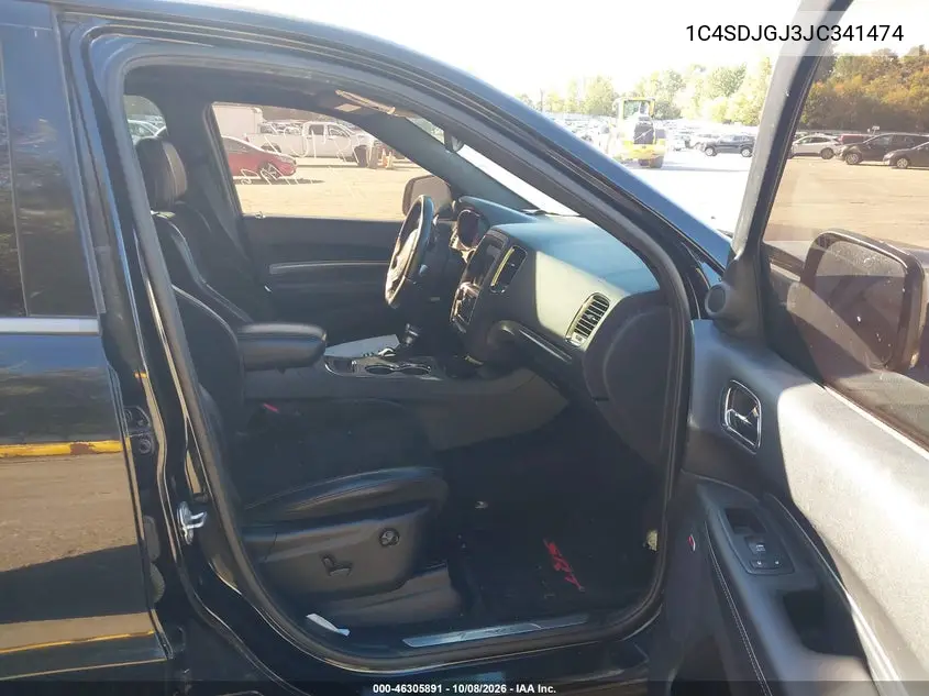 2018 DODGE DURANGO VIN 1C4SDJGJ3JC341474 — фото 5