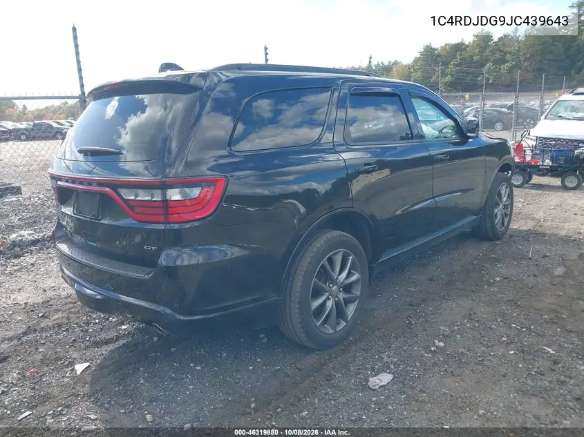 2018 DODGE DURANGO VIN 1C4RDJDG9JC439643 — фото 4