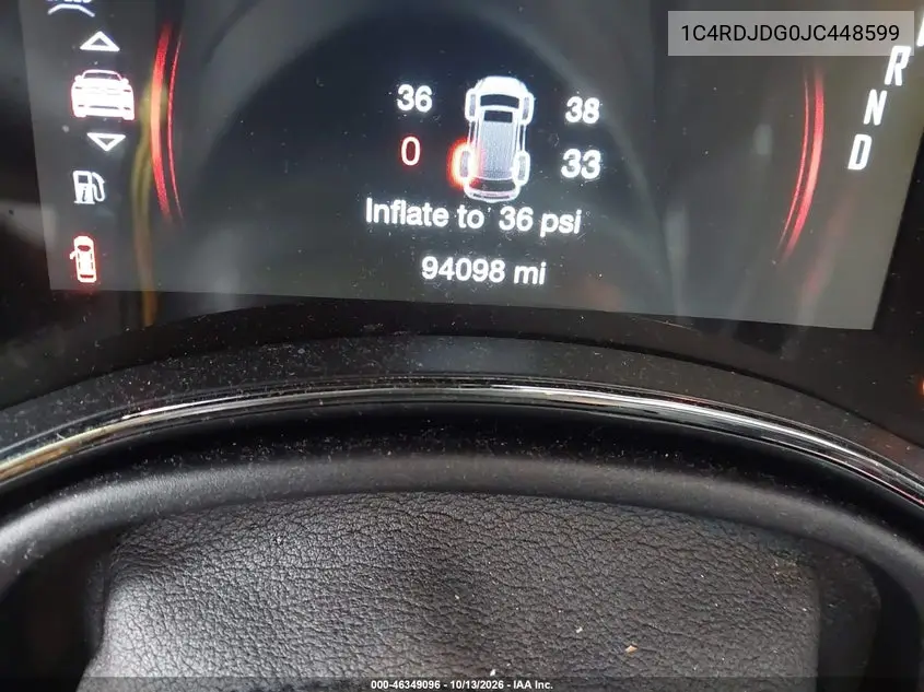 2018 DODGE DURANGO VIN 1C4RDJDG0JC448599 — фото 7