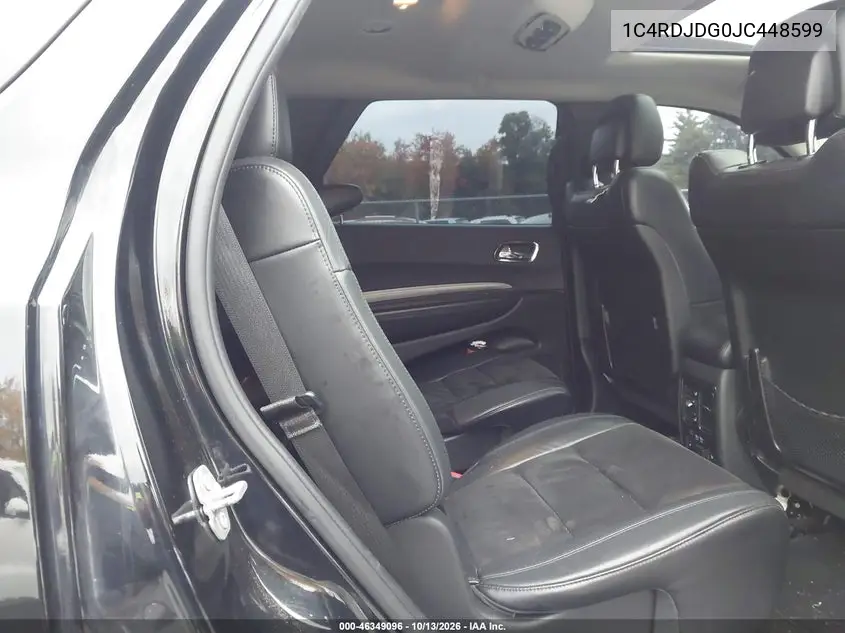 2018 DODGE DURANGO VIN 1C4RDJDG0JC448599 — фото 8