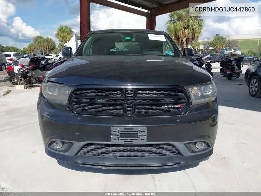 2018 DODGE DURANGO VIN 1CDRDHDG1JC447860 — фото 12