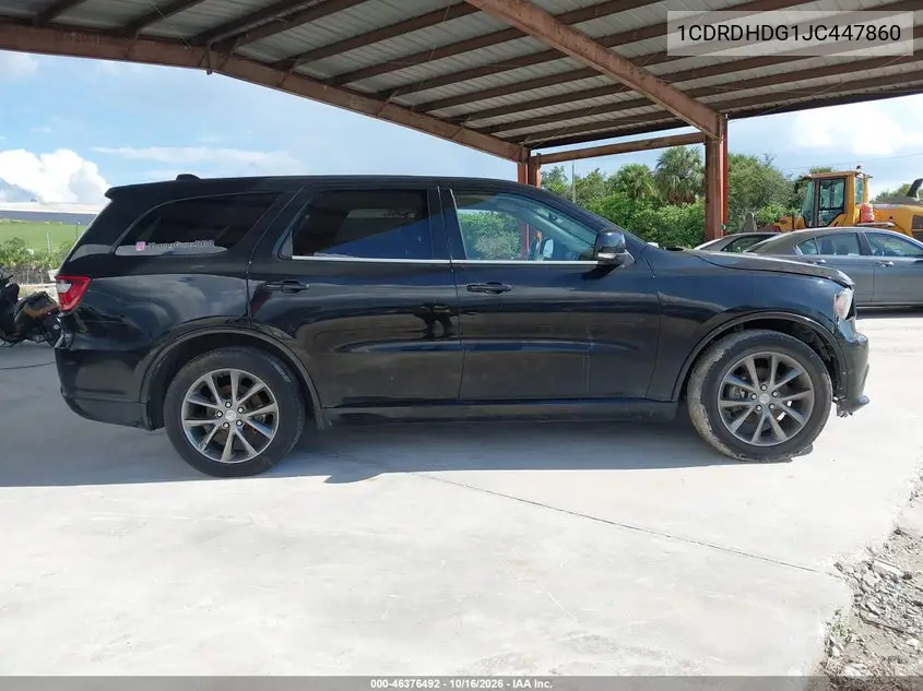2018 DODGE DURANGO VIN 1CDRDHDG1JC447860 — фото 13