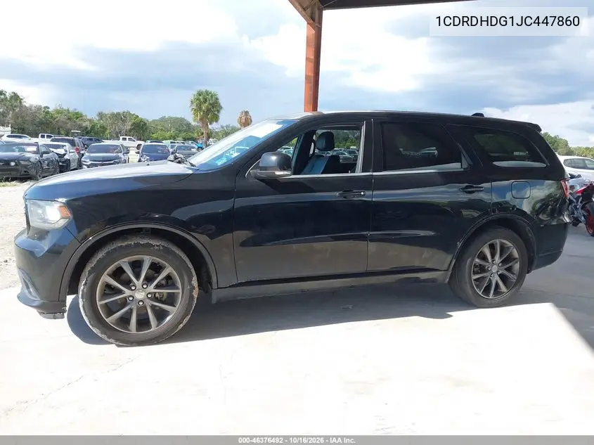 2018 DODGE DURANGO VIN 1CDRDHDG1JC447860 — фото 14