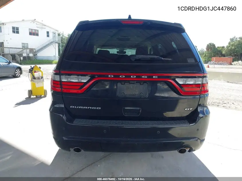 2018 DODGE DURANGO VIN 1CDRDHDG1JC447860 — фото 16