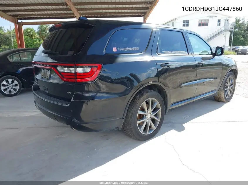 2018 DODGE DURANGO VIN 1CDRDHDG1JC447860 — фото 4