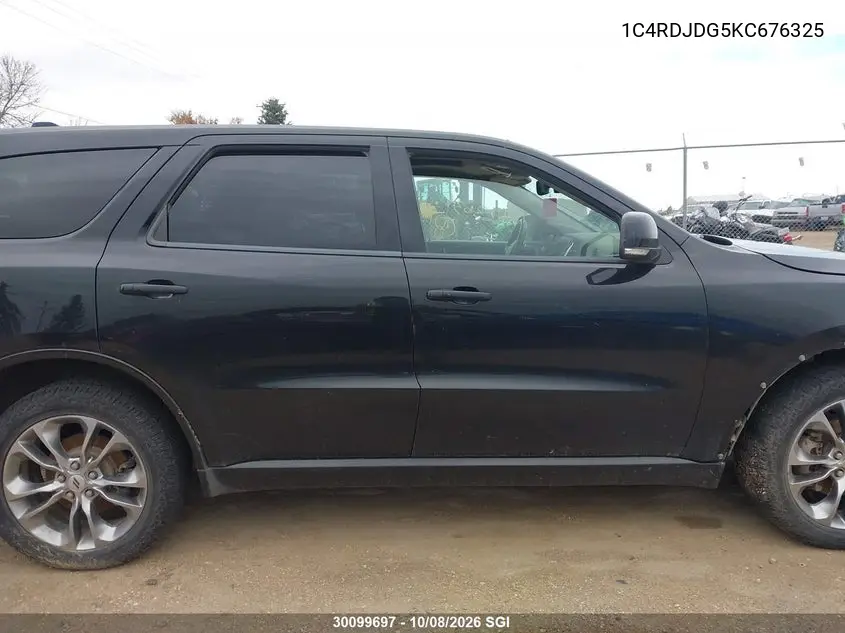 2019 DODGE DURANGO VIN 1C4RDJDG5KC676325 — фото 13